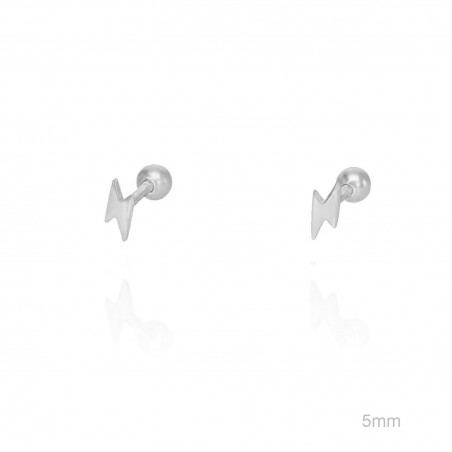 Pendientes Piercing Mini Rayo Liso