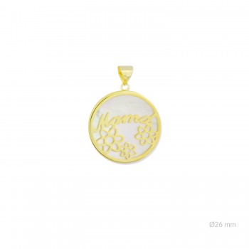 Silver Pendants with Mother...