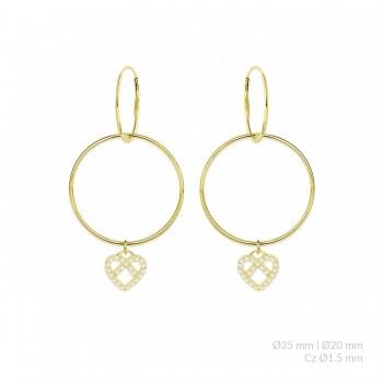 Boucles d'oreilles en Argent