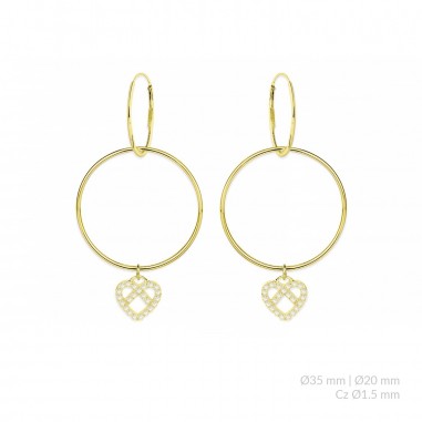 Boucles d'oreilles en Argent
