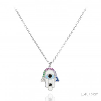 Gargantilla Mano Esmalte...