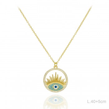 Gargantilla Dorada Redonda...