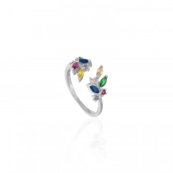 Anillo Hojas Circ Colores 