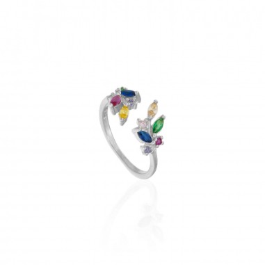 Anillo Hojas Circ Colores 