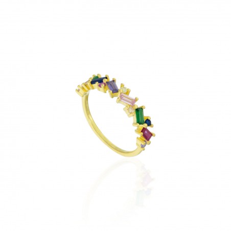 Anillo Dorado Circ Colores 