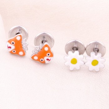 Boucles d'oreilles en Argent 2