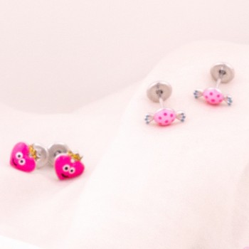 Boucles d'oreilles en Argent 2