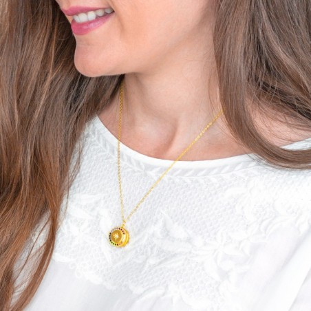 Silver necklace with cubic zirconium