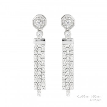 Pendientes de Plata de Ley...