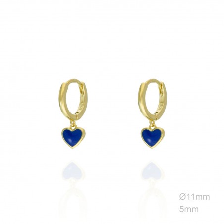 Boucles d'oreilles Argent lisse