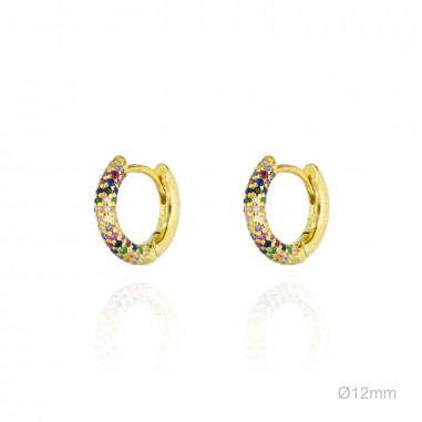 Boucles d'oreilles Zircons
