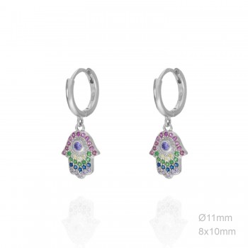 Boucles d'oreilles Zircons