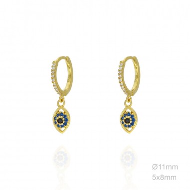 Boucles d'oreilles Zircons