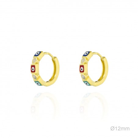 Boucles d'oreilles Zircons