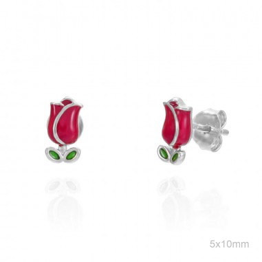 Boucles d'oreilles Argent lisse