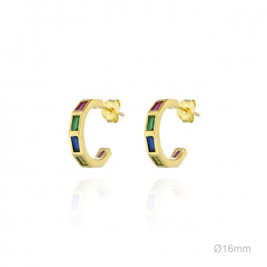 Boucles d'oreilles Zircons