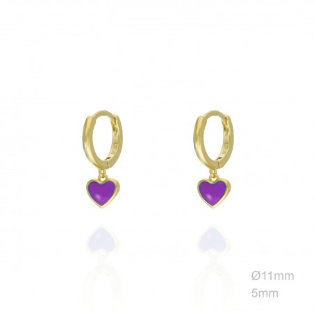 Boucles d'oreilles Argent lisse