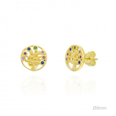 Boucles d'oreilles Zircons