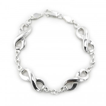 Pulsera Plata Lisa Plateada 2