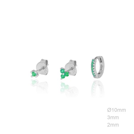 Boucles d'oreilles Zircons