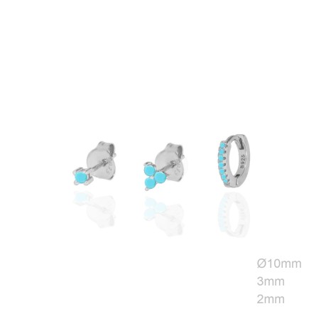 Boucles d'oreilles Zircons