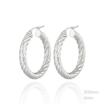 Boucles d'oreilles Argent...