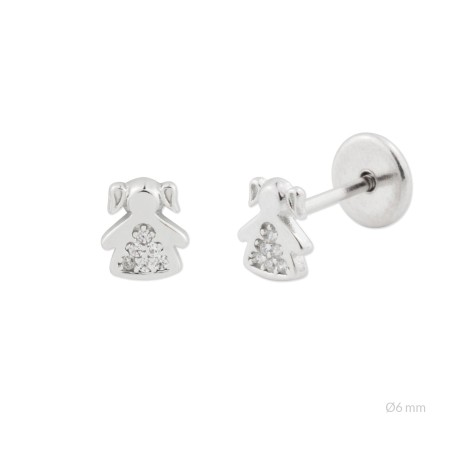 Silver earrings