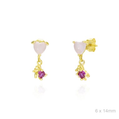 Boucles d'oreilles Zircons