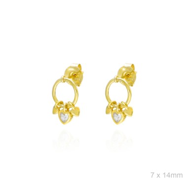 Boucles d'oreilles Zircons