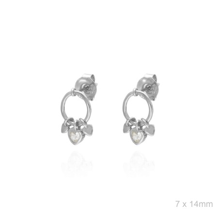 Boucles d'oreilles Zircons