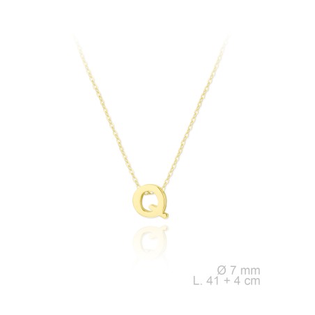 Gargantilla Mini Inicial "Q"