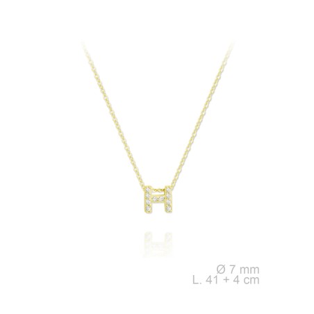 Gargantilha em Prata Esterlina | H