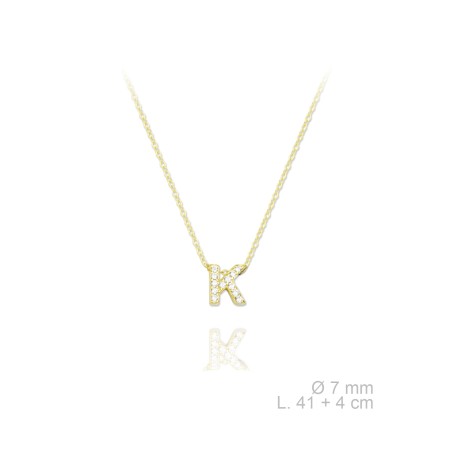 Gargantilha em Prata Esterlina | K