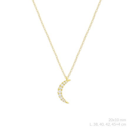 Sautoir en Argent avec oxyde de zirconium