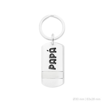 Stainless steel key-ring