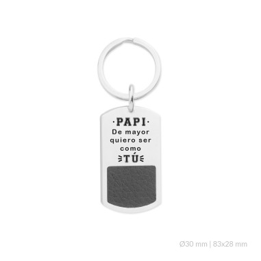 Stainless steel key-ring