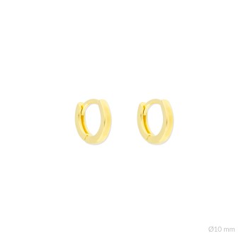 Silver earrings | Ø10mm
