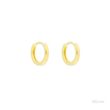 Silver earrings | Ø12mm
