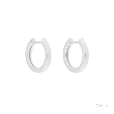 Boucles d'oreilles en Argent | Ø16mm