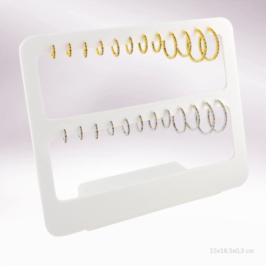 Expositor - 12 pares de brincos