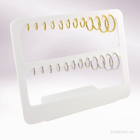 Display - 12 pairs of earrings