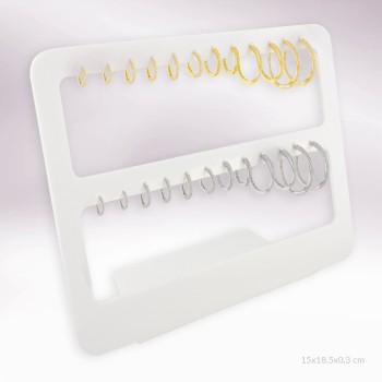 Display - 12 pairs of earrings