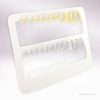 Display - 12 pairs of earrings