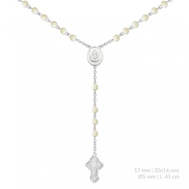 Chapelet en argent sterling