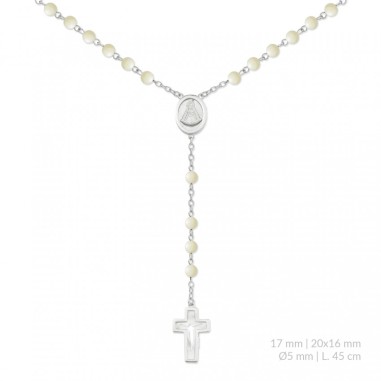 Chapelet en argent sterling