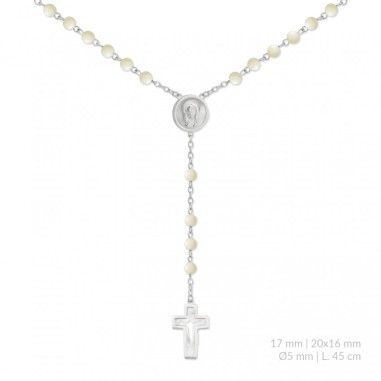 Chapelet en argent sterling