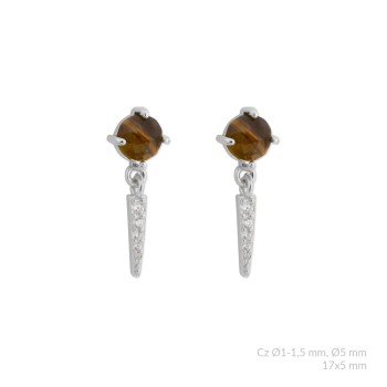 Boucles d'oreilles en Argent