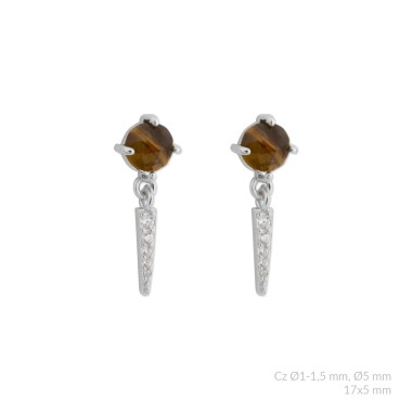 Pendientes de Plata de Ley