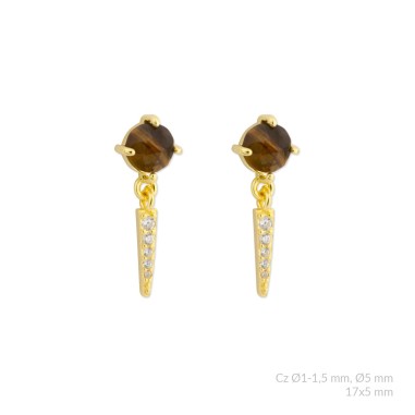 Pendientes de Plata de Ley