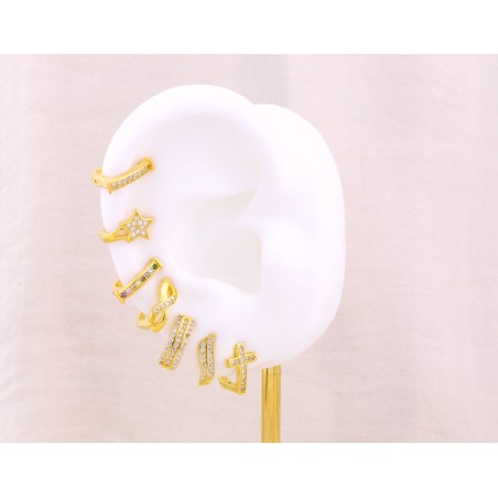 Boucles d'oreilles en Argent avec oxyde de zirconium